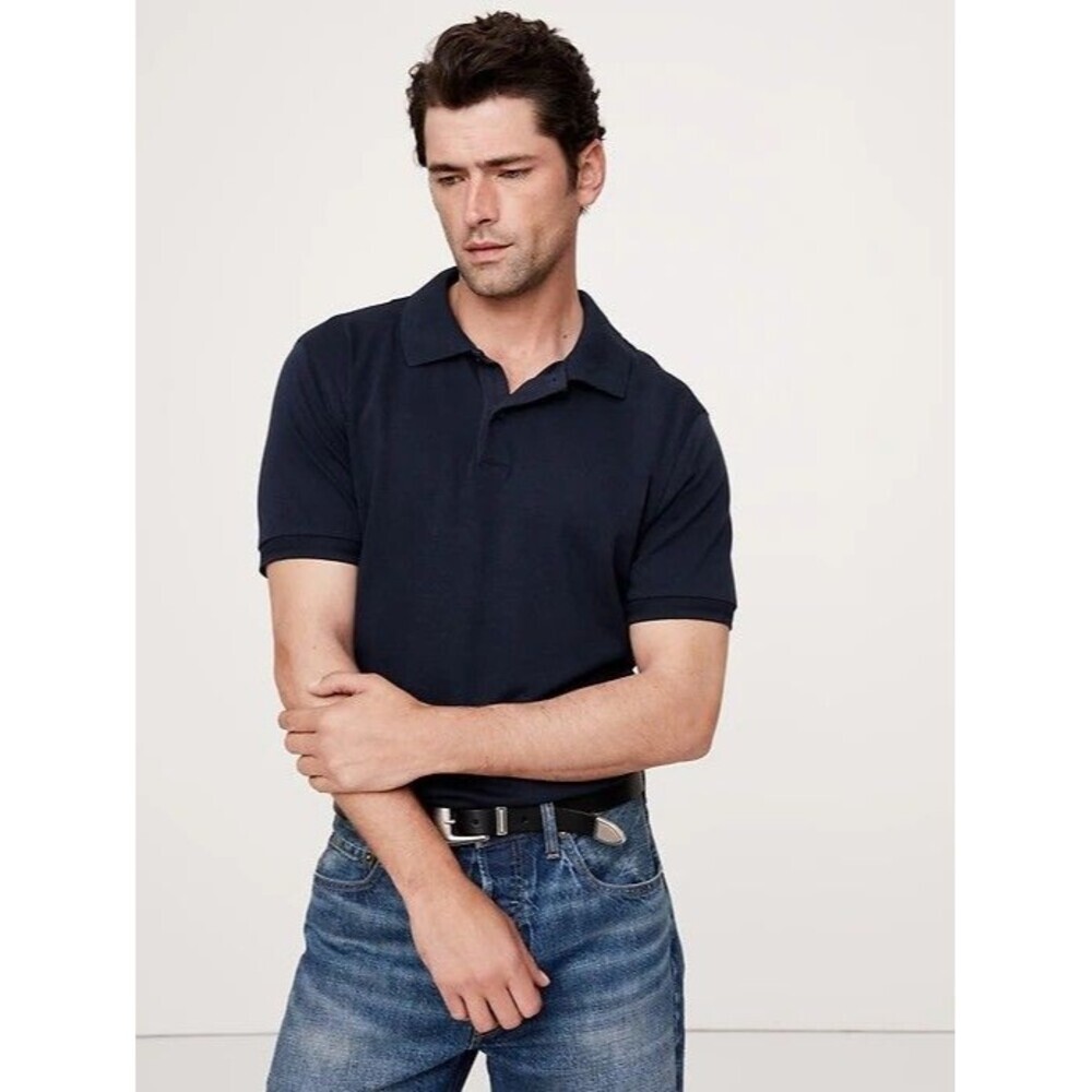 Banana Republic Polo Shirt Men's XL Regular Fit Short Sleeve